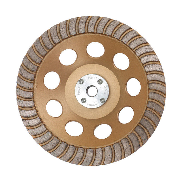 Plateau de ponçage diamant à faibles vibrations MAKITA B-49993 travaux de finitions, pour meuleuses Ø 125 et 230 mm